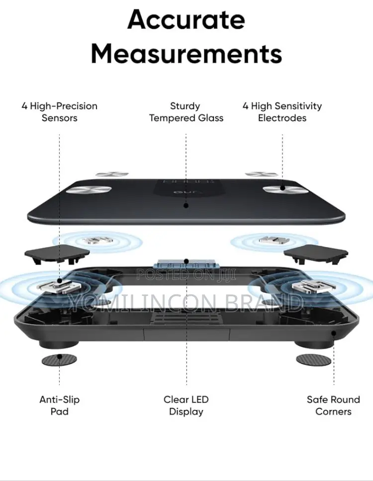 Eufy by Anker Smart Scale A1 Compact Digital Scale With Bluetooth,