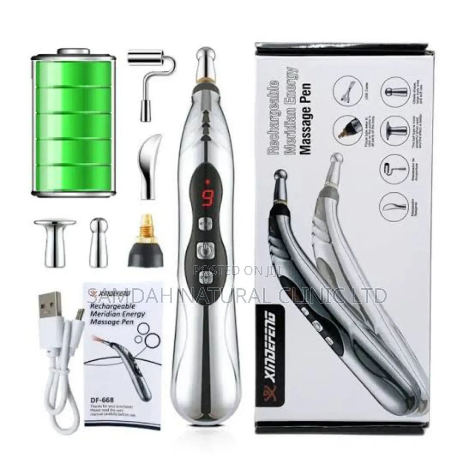 Rechargeable Massage 6 Pen Accessories
