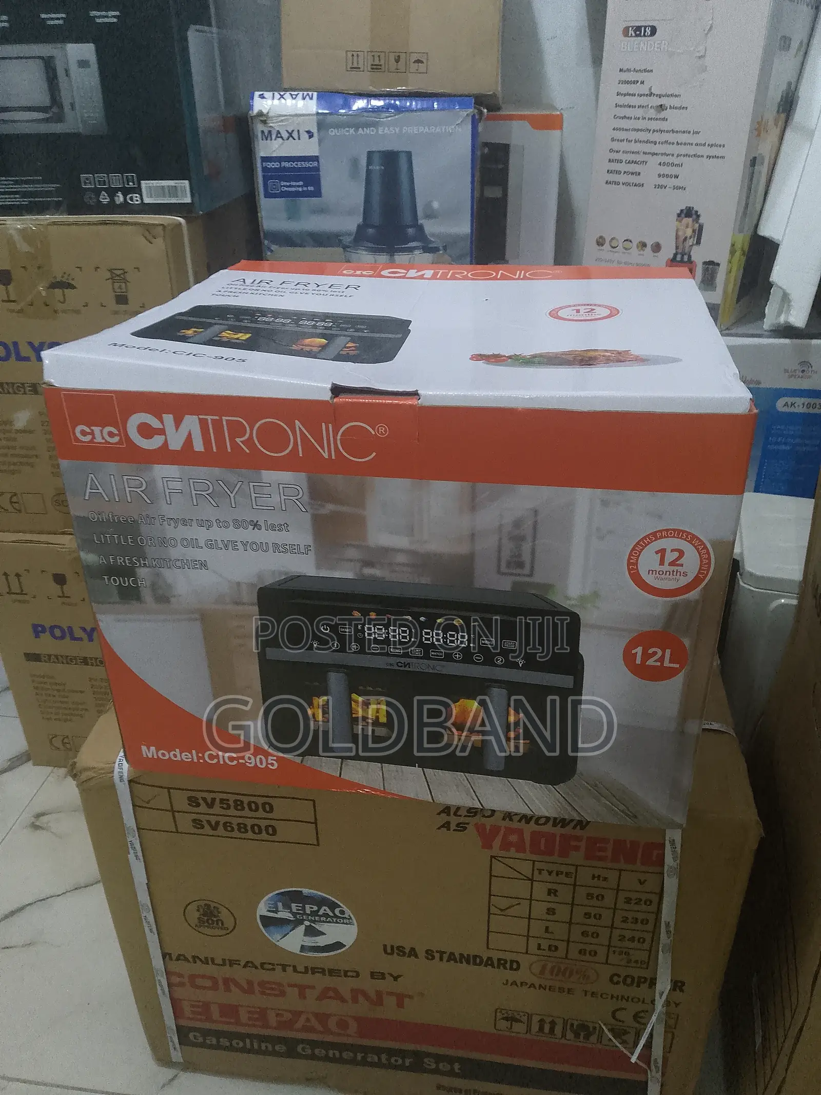 Cntronic Air Fryer With Timer Temperature Control