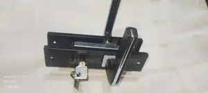 Door Handle Lock Small Bn/Sliver