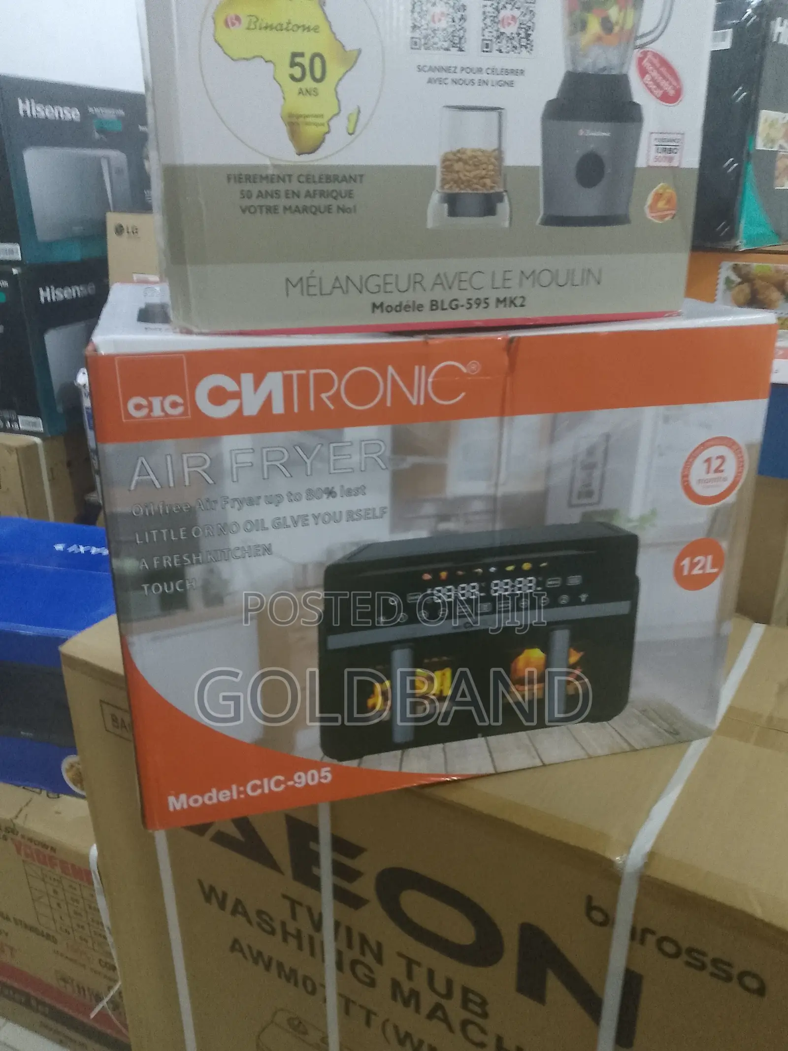 Cntronic 12l Fryer – Easy One-Touch Operation