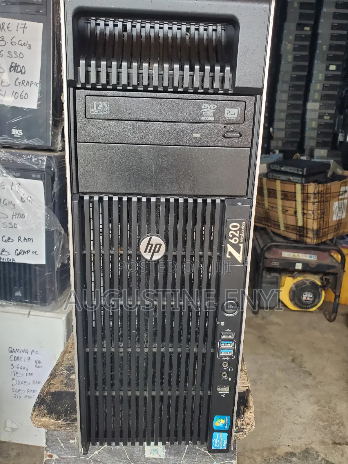 Desktop Computer HP Z620 128GB Intel Xeon HDD 1T