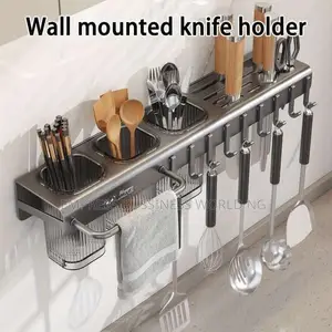 Multifunctional Kitchen Rack for Spoon, Spices and Knives