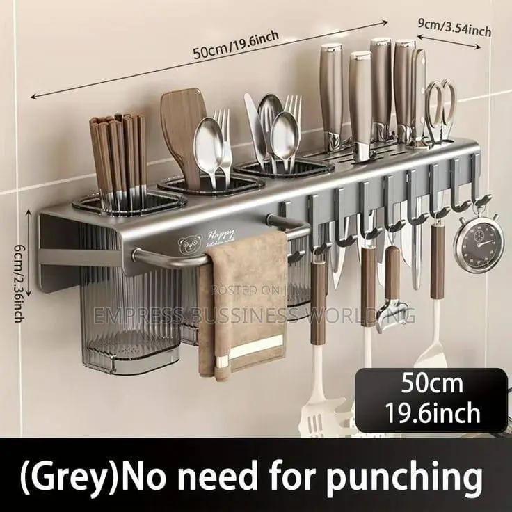 Multifunctional Kitchen Rack for Spoon, Spices and Knives