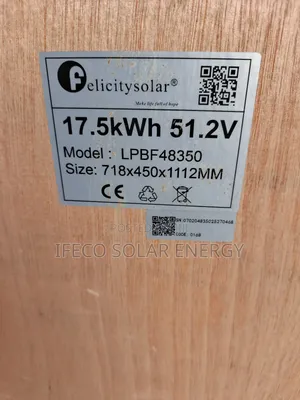 Felicity Lithium Ion Battery 17.5kwh 48v