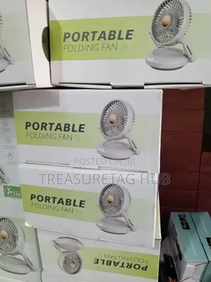 Portable Rechargeable Rotating Fan