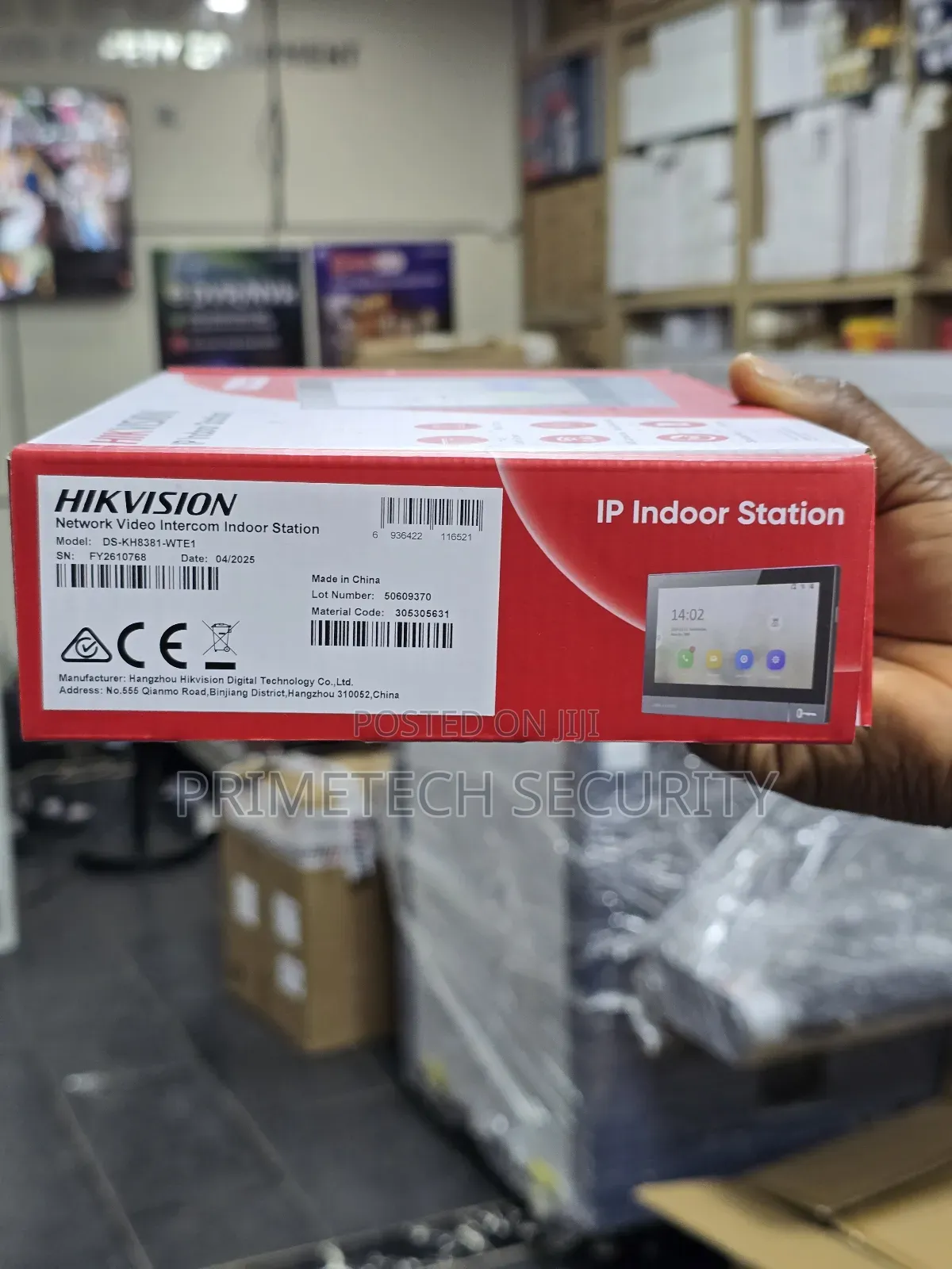 Hikvision Network Video Intercom Indoor Station