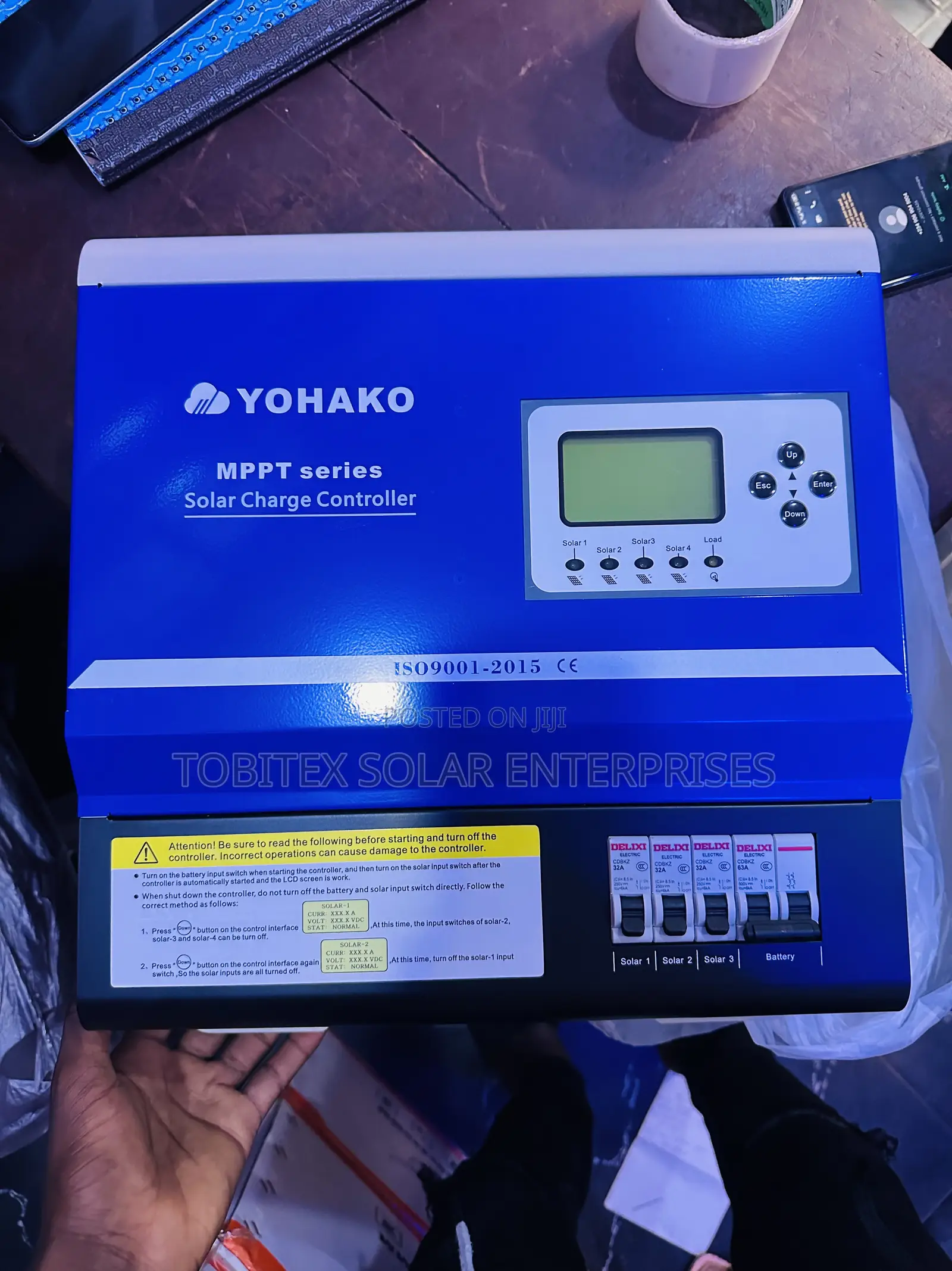 Yohako Solar Charge Controller 120v/100a