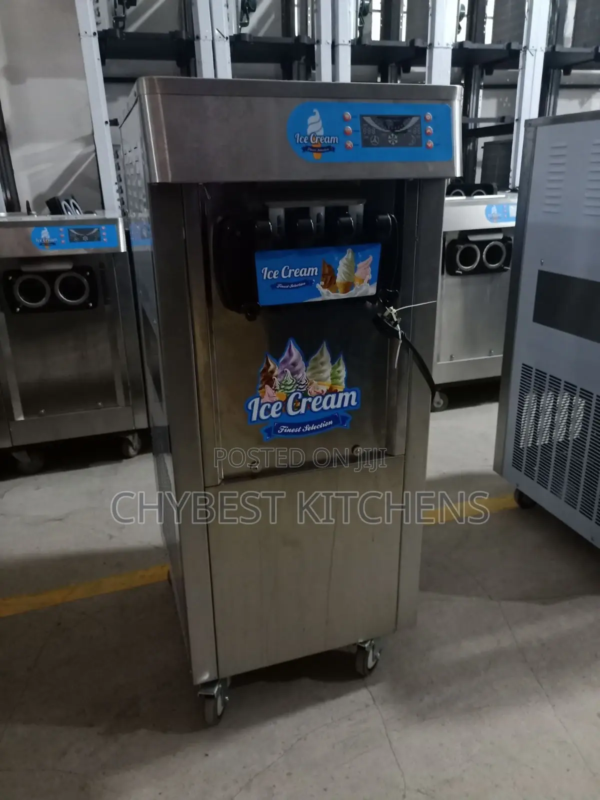 Standing Ice Cream Machine
