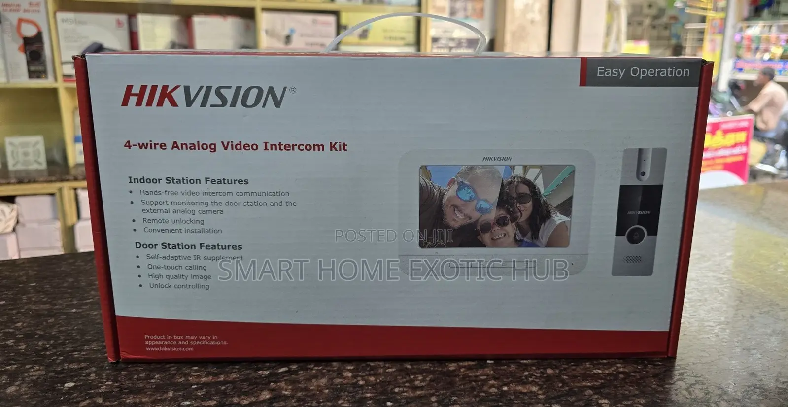 Hikvision 4 Wire Video Intercom Kit