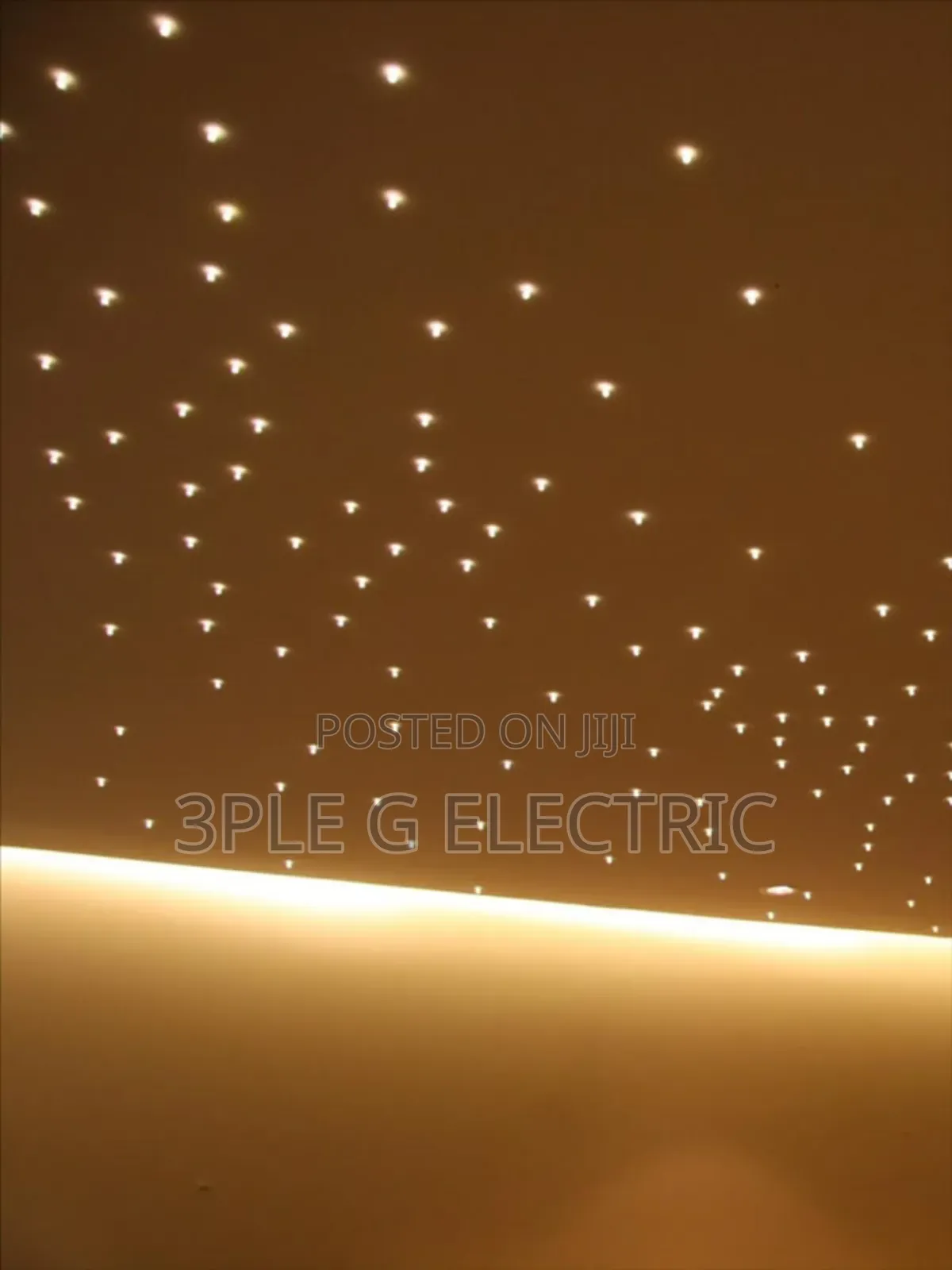Executive Optic Fibre Pop Star Ceiling Design Light
