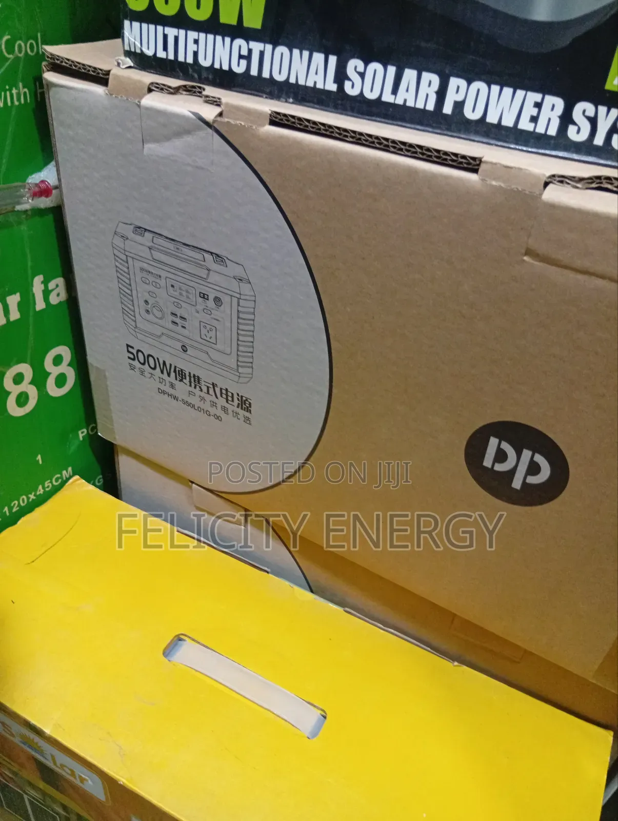 Dp Solar Generator 500watt With Full Accessories