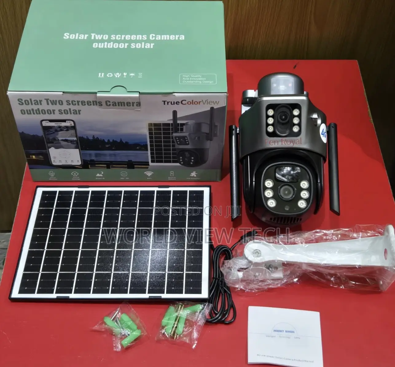 360° Solar Dual View Camera Sim Enabled