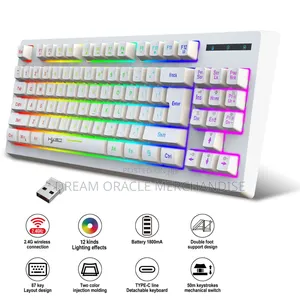 Wireless RGB Gaming Keyboard Mouse