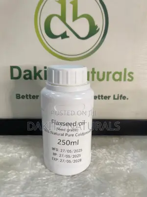 Edible Flaxseed Oil 250ml (Linseed Oil Food Grade)