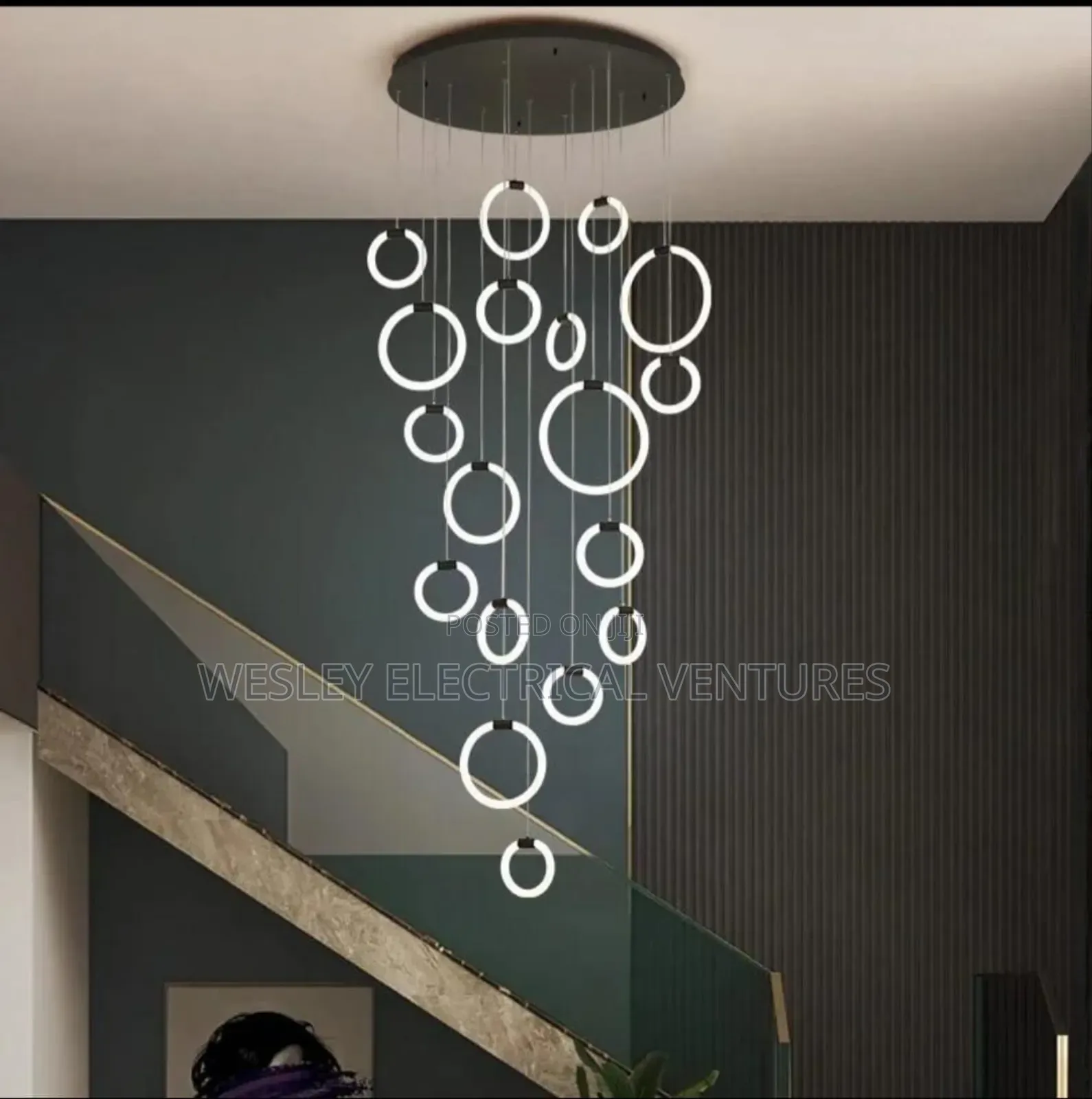 Big And Long Dropping Chandelier Light