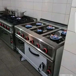 All Gas Six Burner. With Oven and Grill