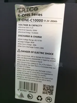 10kwh Talco Lithium Iron Battery