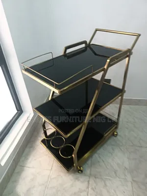 Luxury Gold and Black Turkish Trolley
