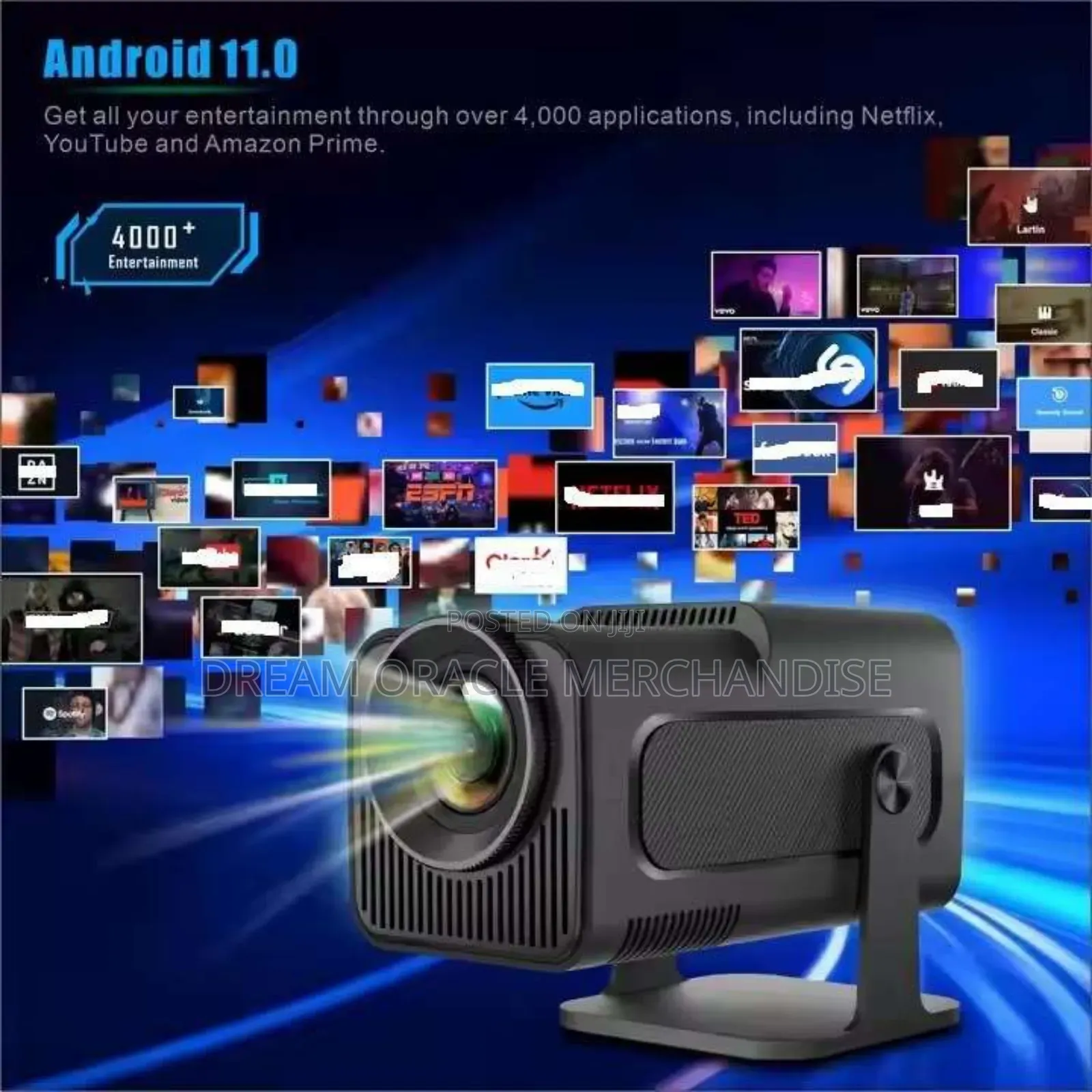 Hq Smart Android Projector