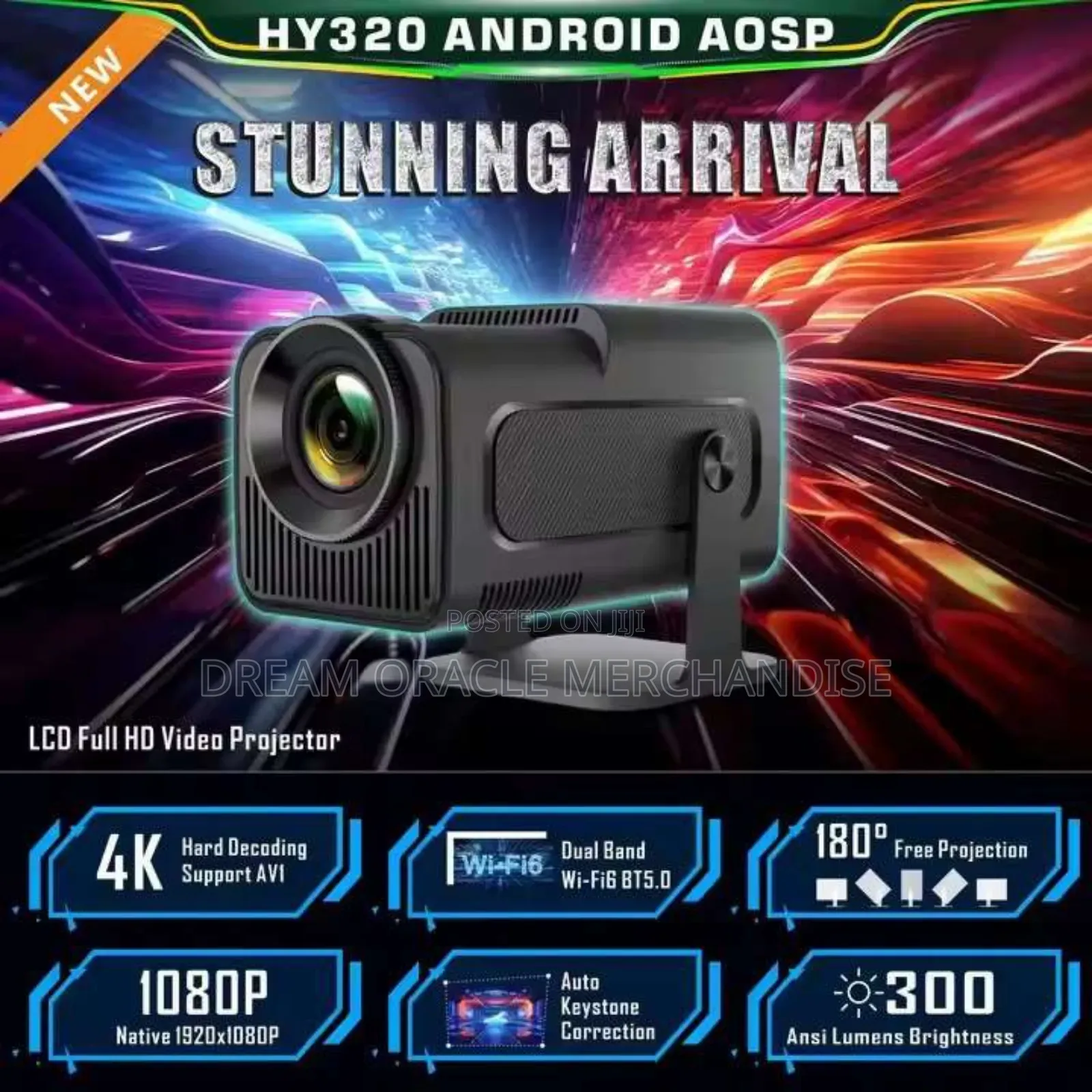 Hq Smart Android Projector