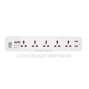 Apc Apc Surge Protector Extension 5 Way 2 Usb