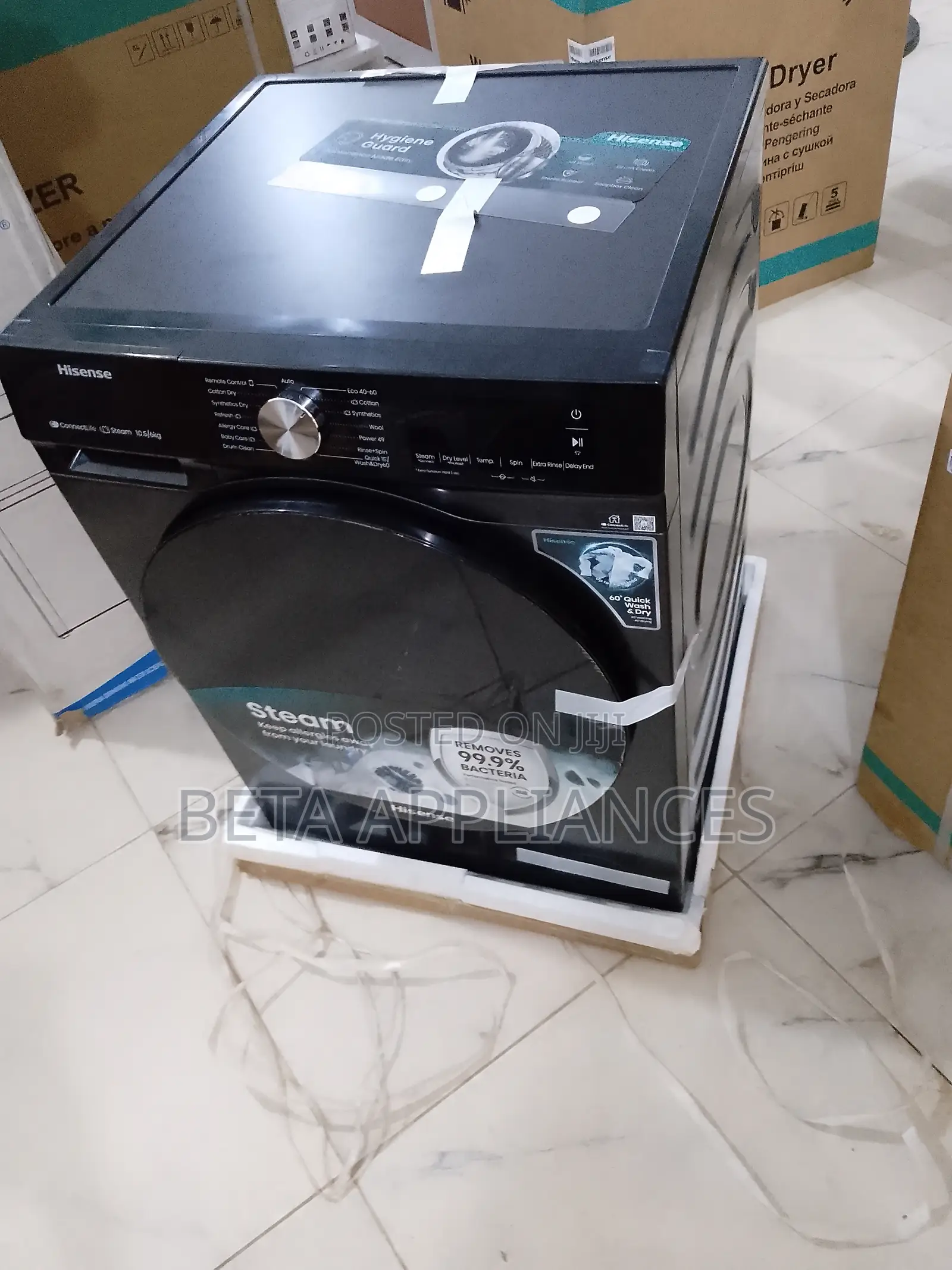 Hisense 8kg Front Load Washer Dryer – Space Saver