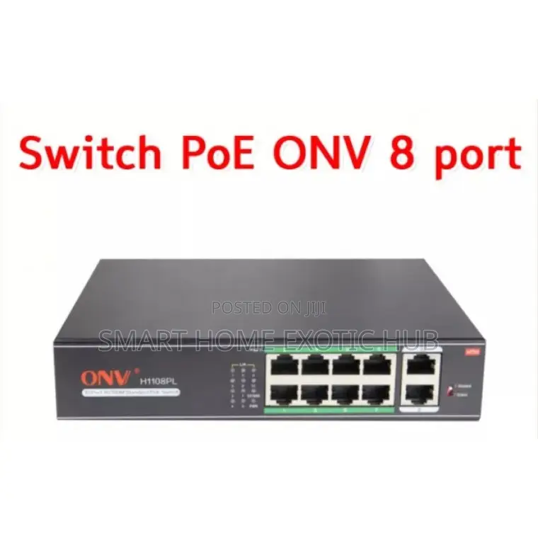 Onv 8 Port Poe Switch