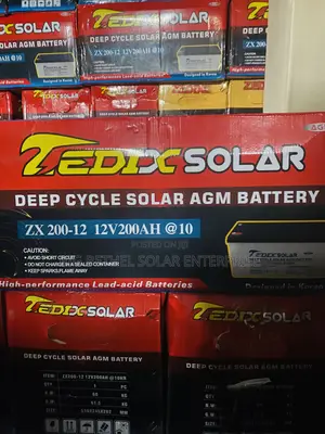 Zedix Solar 200ah 12v Solar Gel Battery