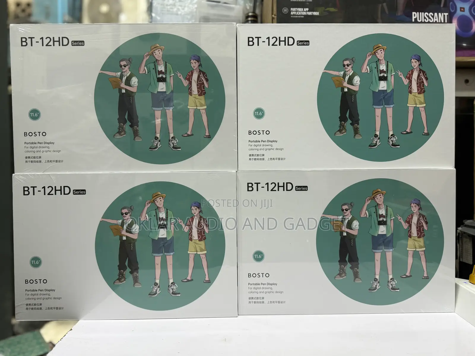Bosto Bt-12hd Portable Display Graphics Tablet
