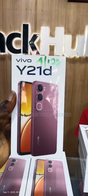 New Vivo Y21 128 GB Red