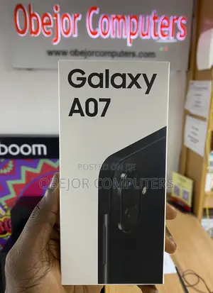 New Samsung Galaxy A07 4G 128 GB Black