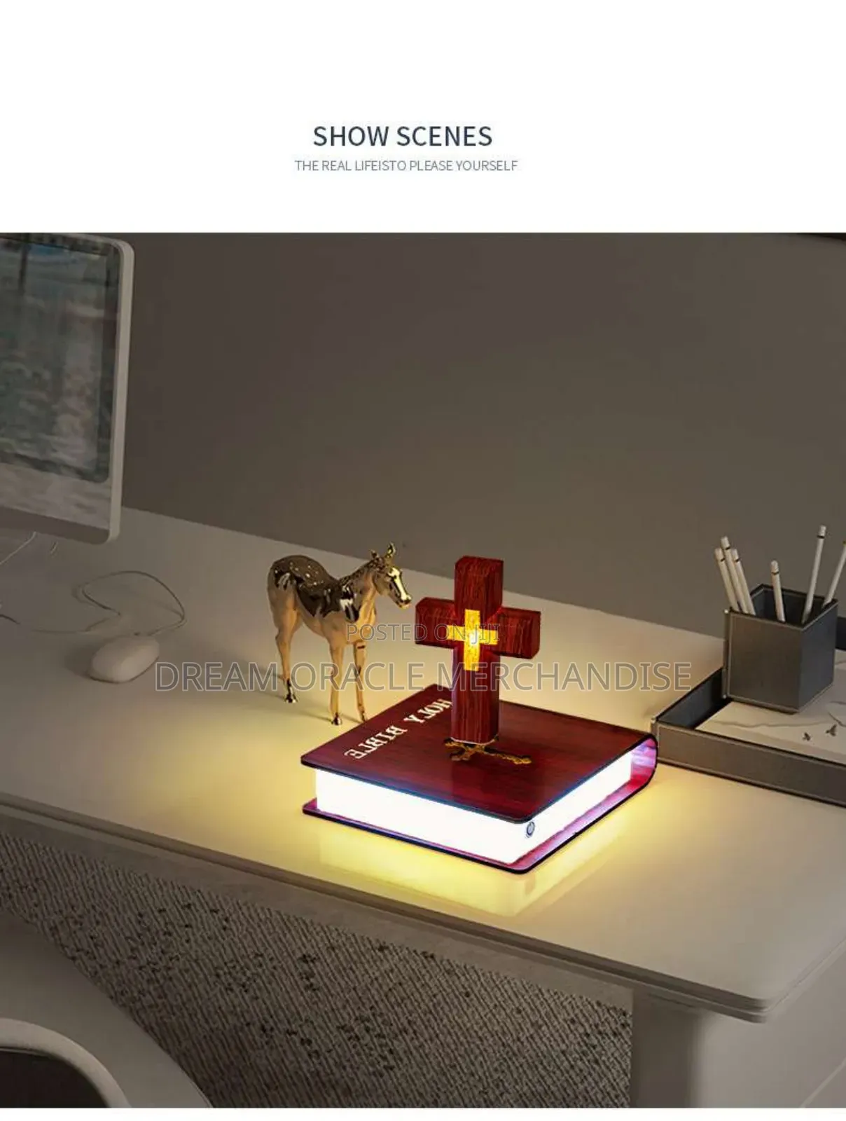 Magnetic Christian Levitating Cross