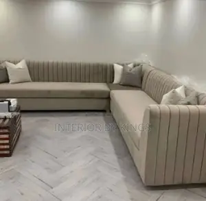 U-Shaped Fabric Sofa Can Be Made in Preferred Colors