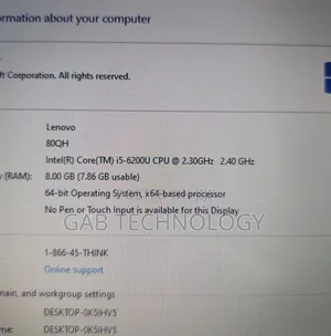 Laptop Lenovo IdeaPad 300 8GB Intel Core I5 SSD 256GB