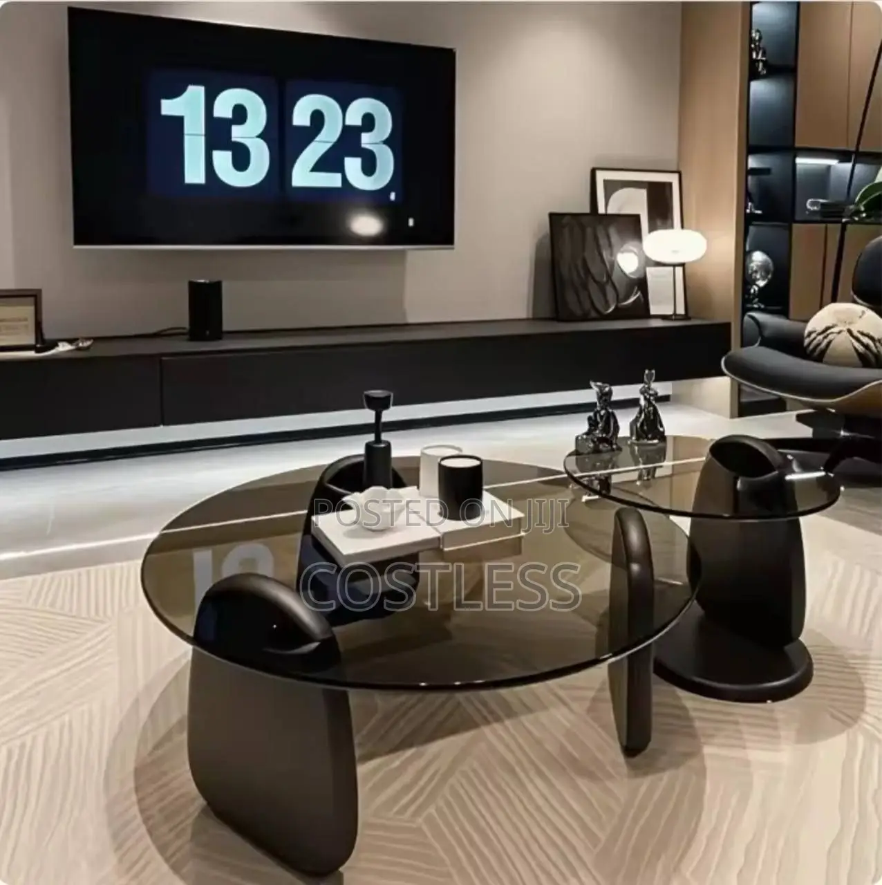 Modern Round Glass Center Table