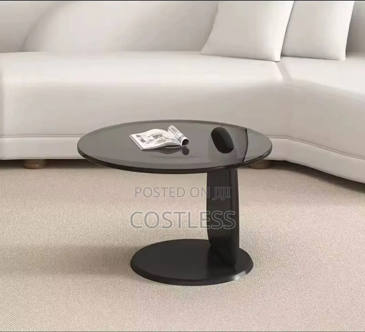 Modern Round Glass Center Table