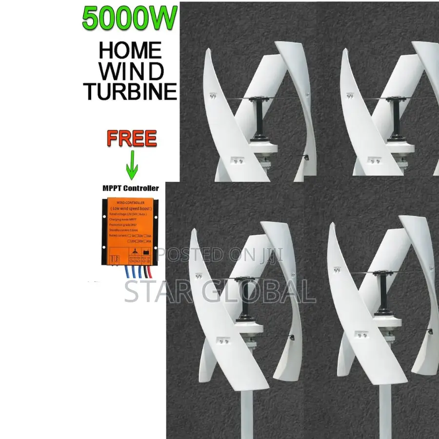 Dependable Power: Trust the 5000w 48v Vertical Wind Energy Turbine