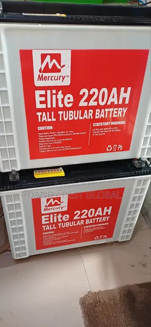 Mercury Elite Tall Tubular Battery 220ah