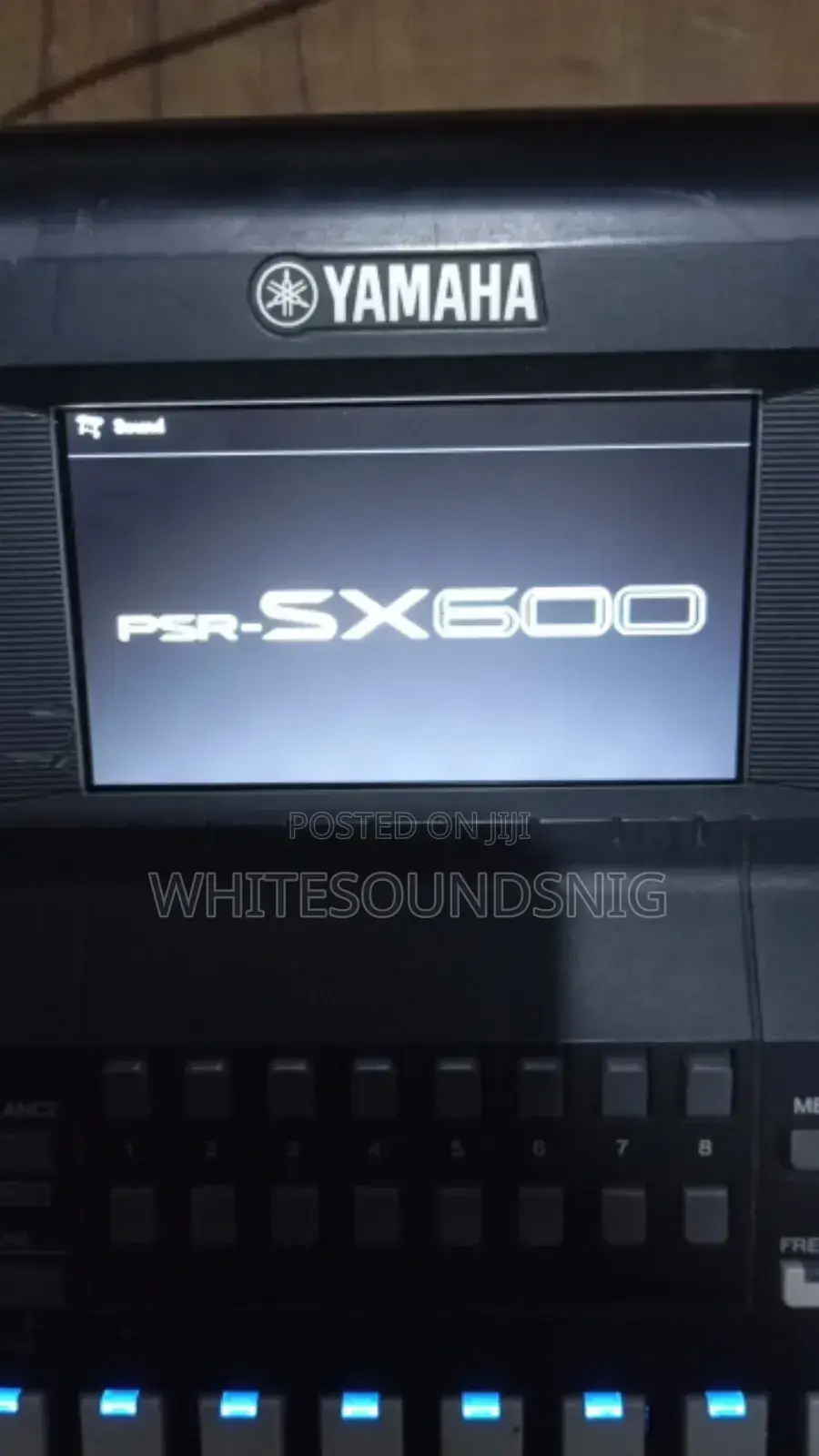 Yamaha Sx600 Screen