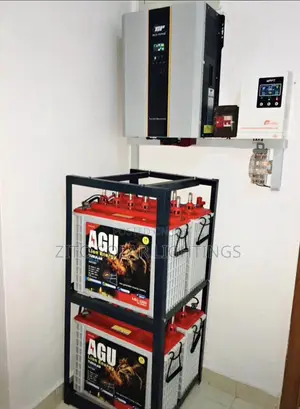 4 Pic Of 240ah Solar Battery And 5kva Inverter And 8 Pic Of Panel