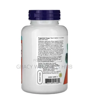 Magnesium Glycinate Nervous System Support 180 Tablets