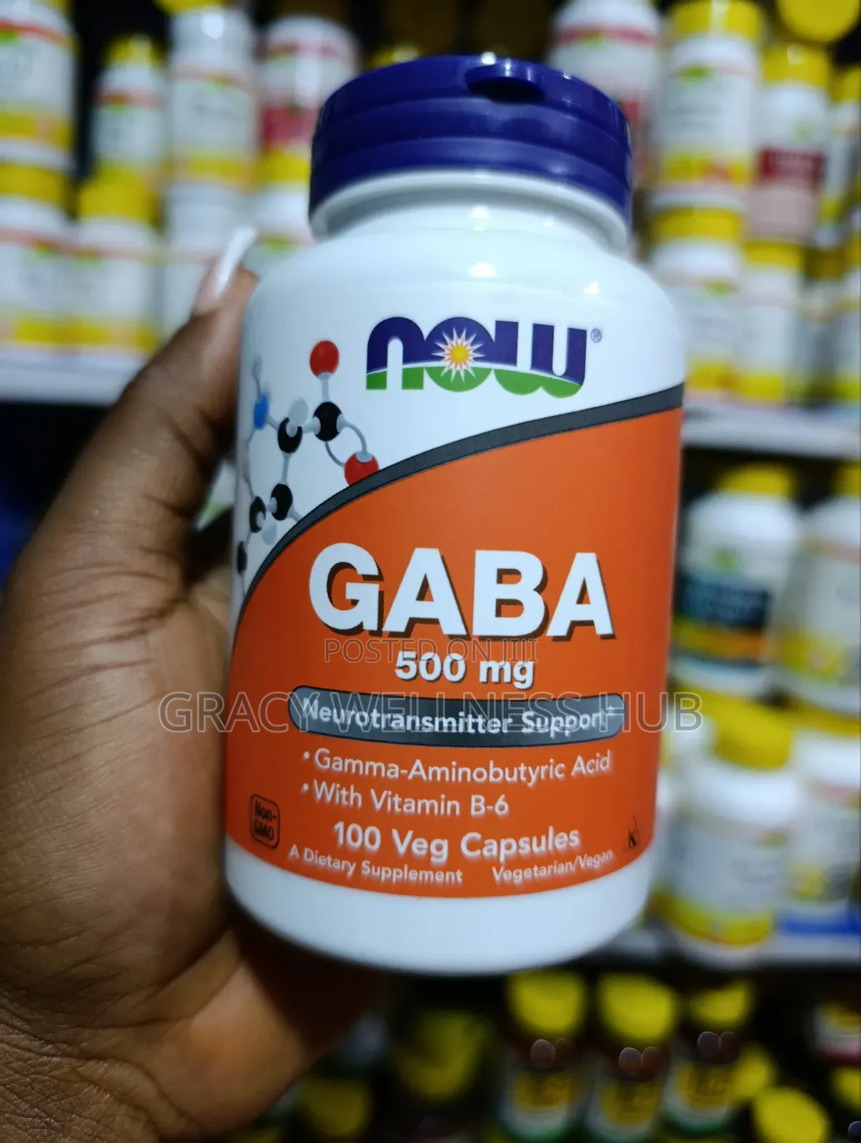 Gaba 500mg Neurotransmitter Support