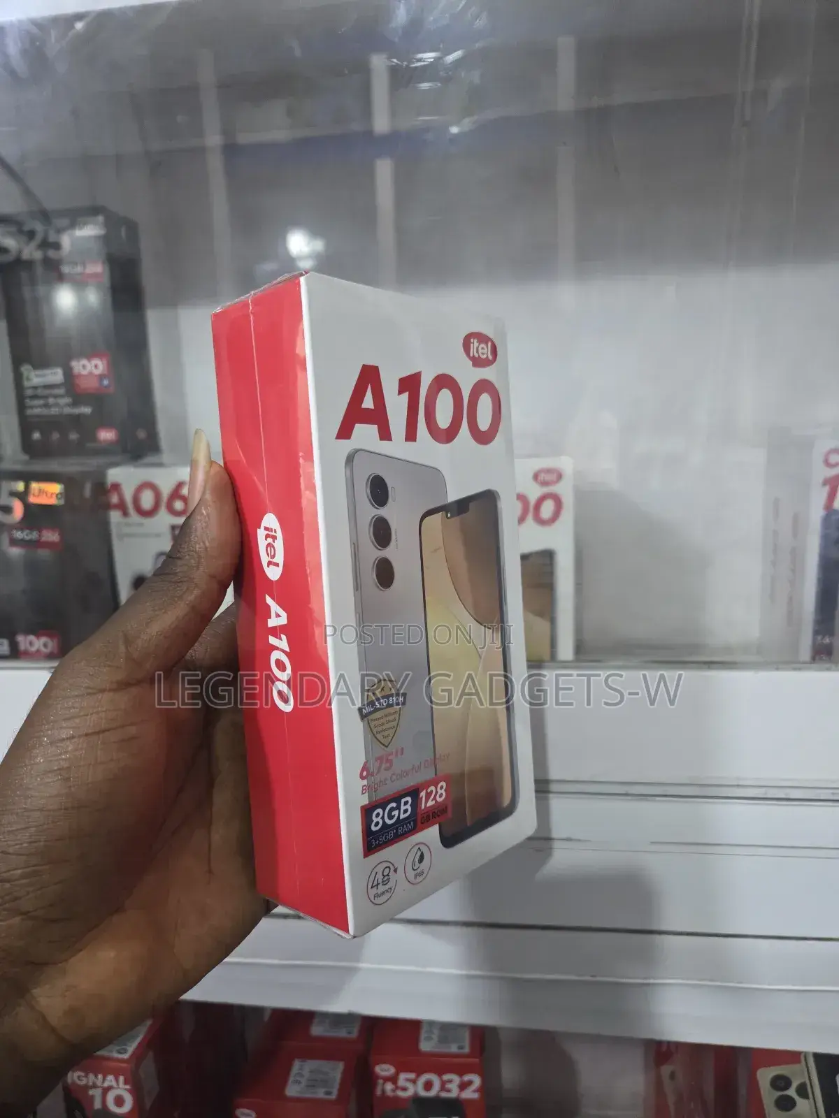 New Itel A100 128 GB Black