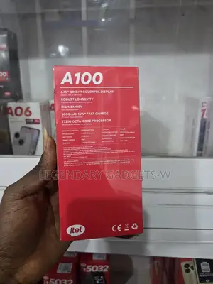 New Itel A100 128 GB Black