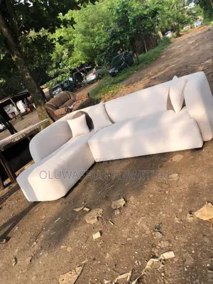 L Shape Sofas With Pillow By Oluwaseun Furniture