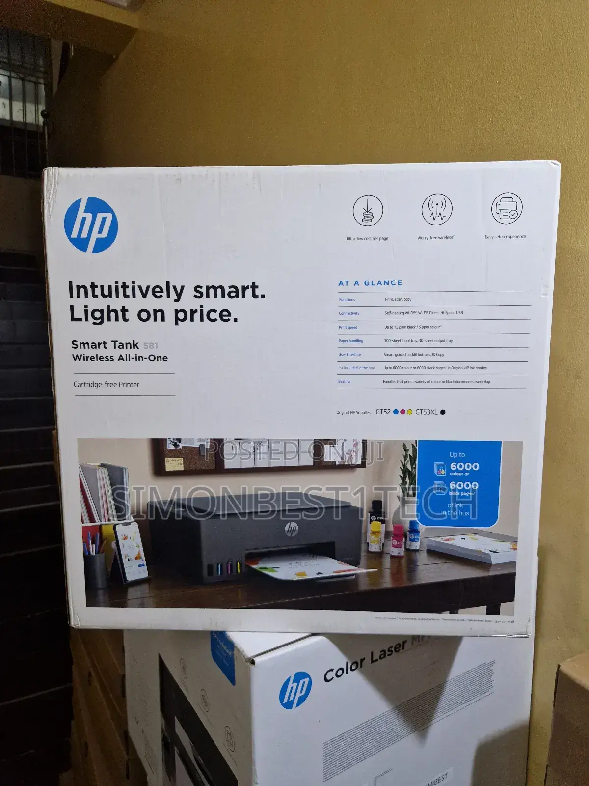 HP Smart Tank 581 Wireless 3 in 1
