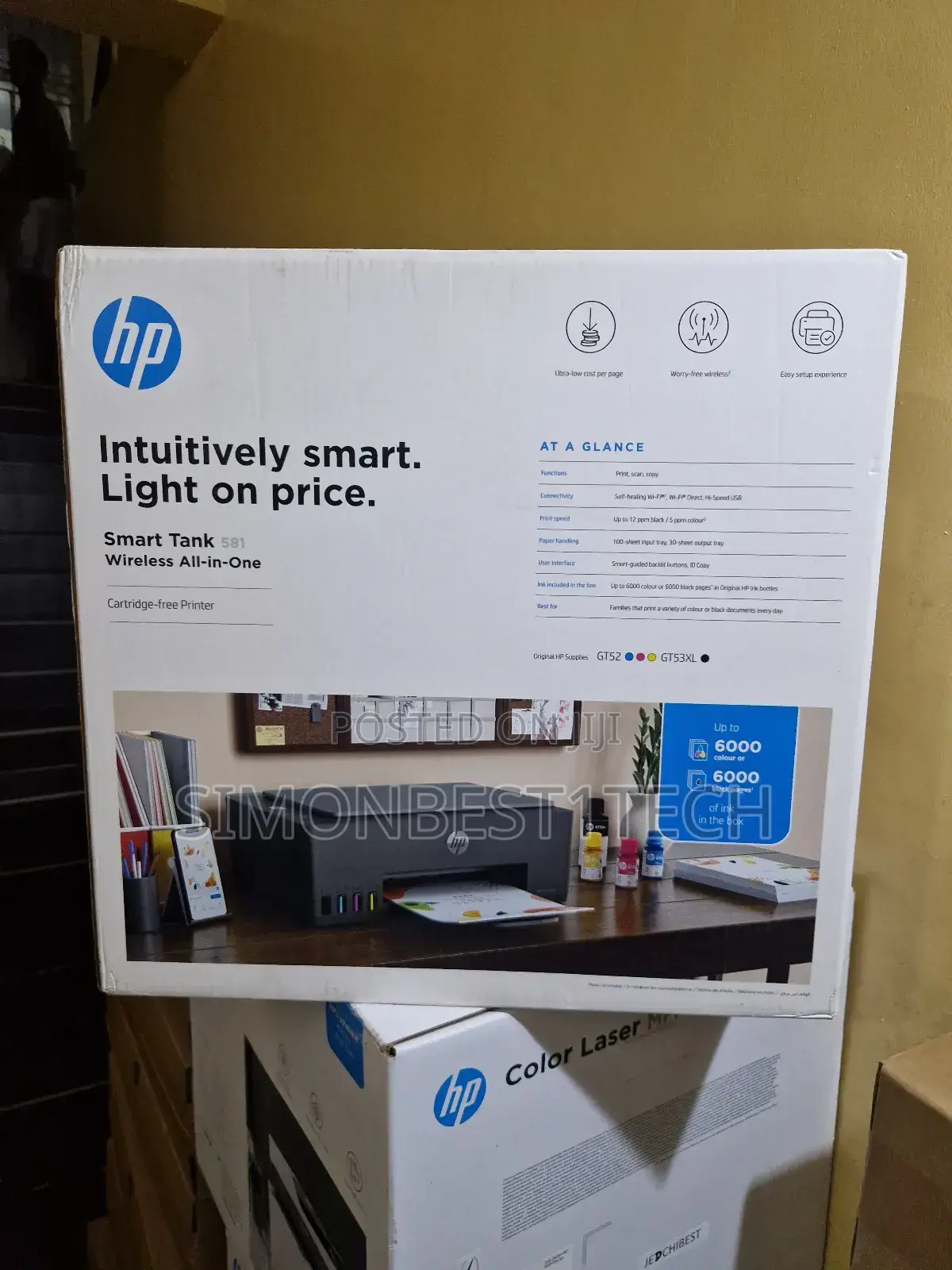 HP Smart Tank 581 Wireless 3 in 1