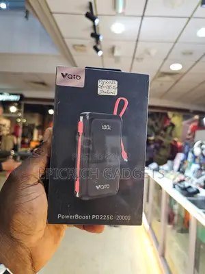 Vaib 20,000mah Portable Fast Charging Powerbank With Built-in Cables