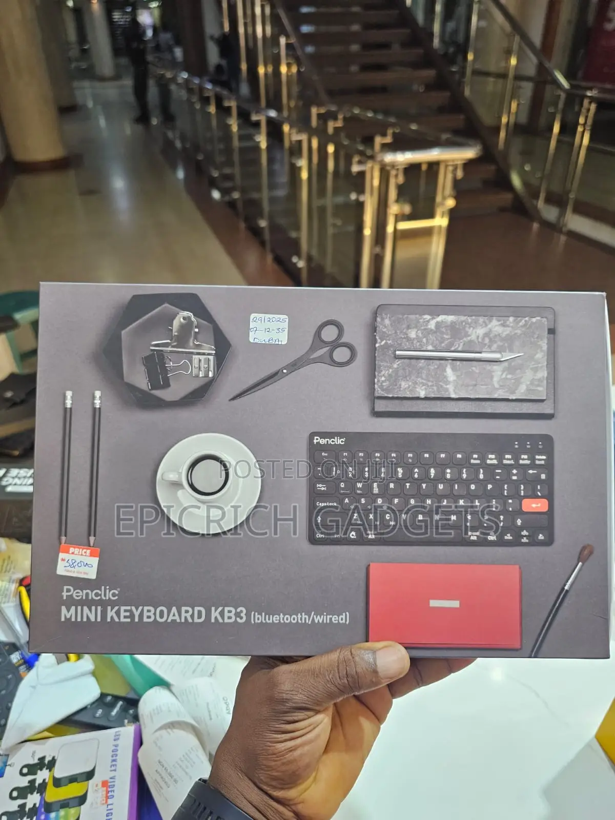 Penclic Rechargeable Mini Keyboard Kb3